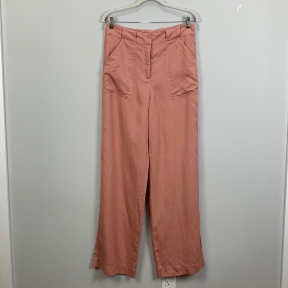 Tularosa High Waisted Linen Blend Wide Leg Pants - Picture 3 of 11